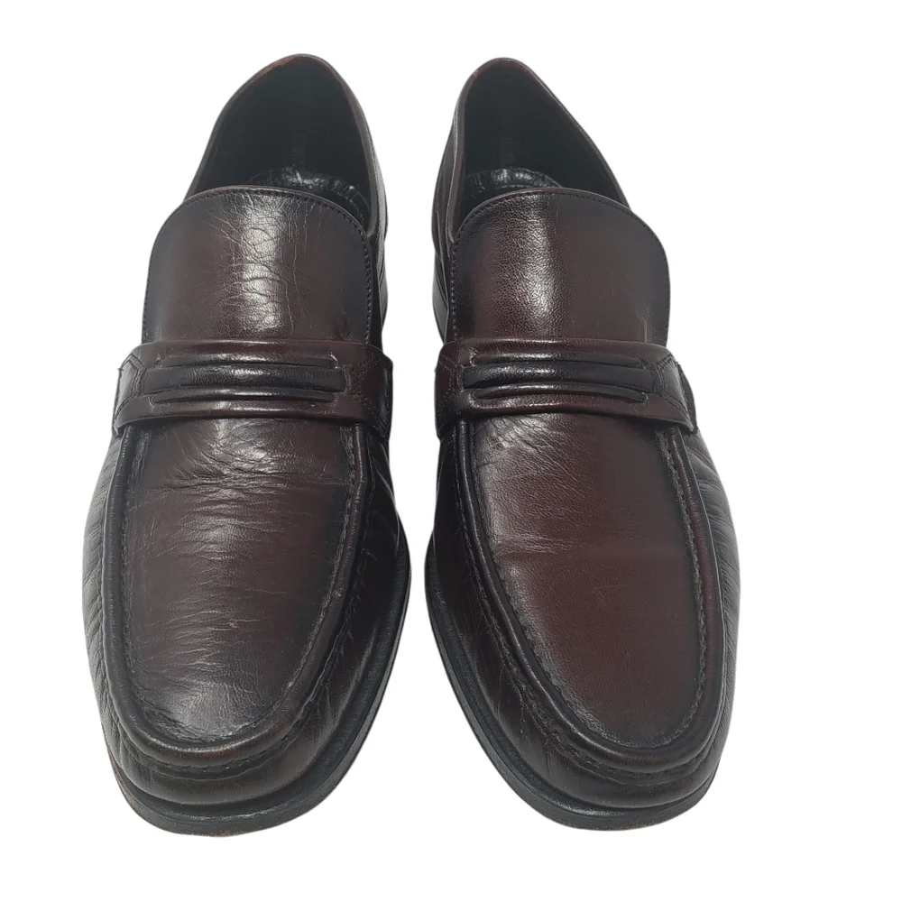 Florsheim Dark Brown Leather Loafers Size‎ 9.5 Leather Uppers and Soles